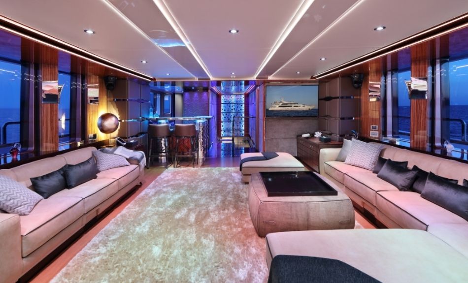 CODE8 164ft Luxury Yacht Night View