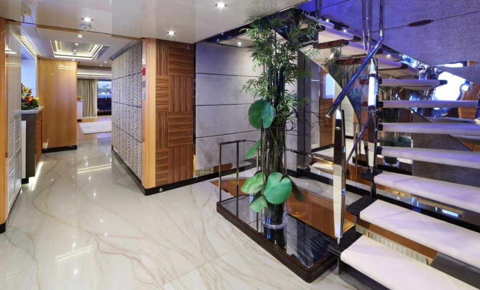 CODE8 164ft Luxury Yacht Rental Internal View