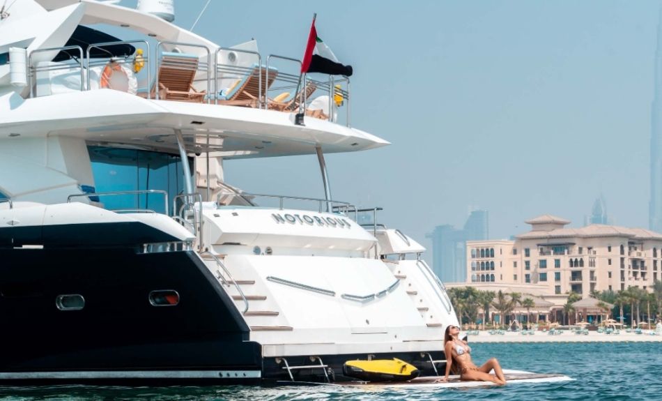 Notorious 90ft Luxury Yacht Dubai