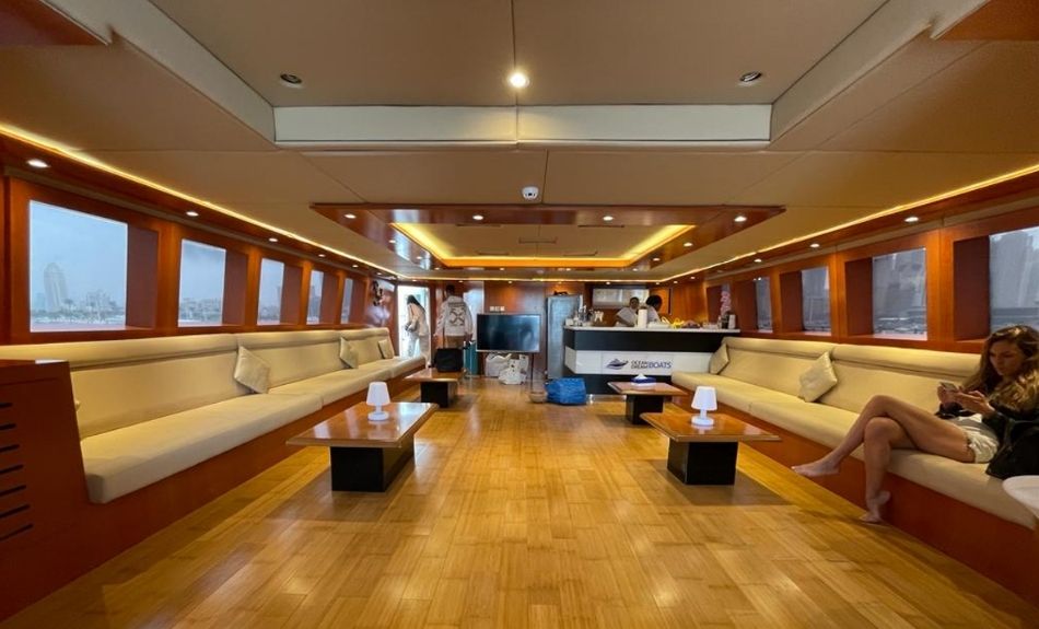 Ocean 141ft Luxury Yacht Rental Dubai Internal View
