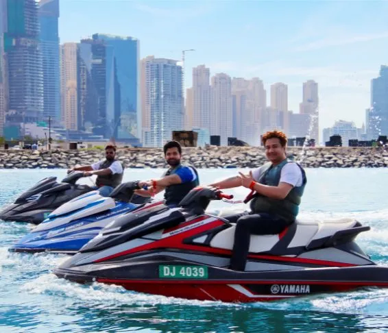 Jet Ski Rental with Friends at Dubai Marina