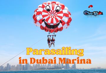 Parasailing in Dubai Marina