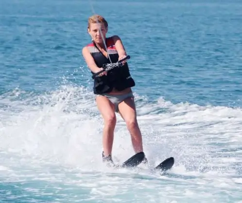 Water Skiing in Dubai Soluna Beach Club