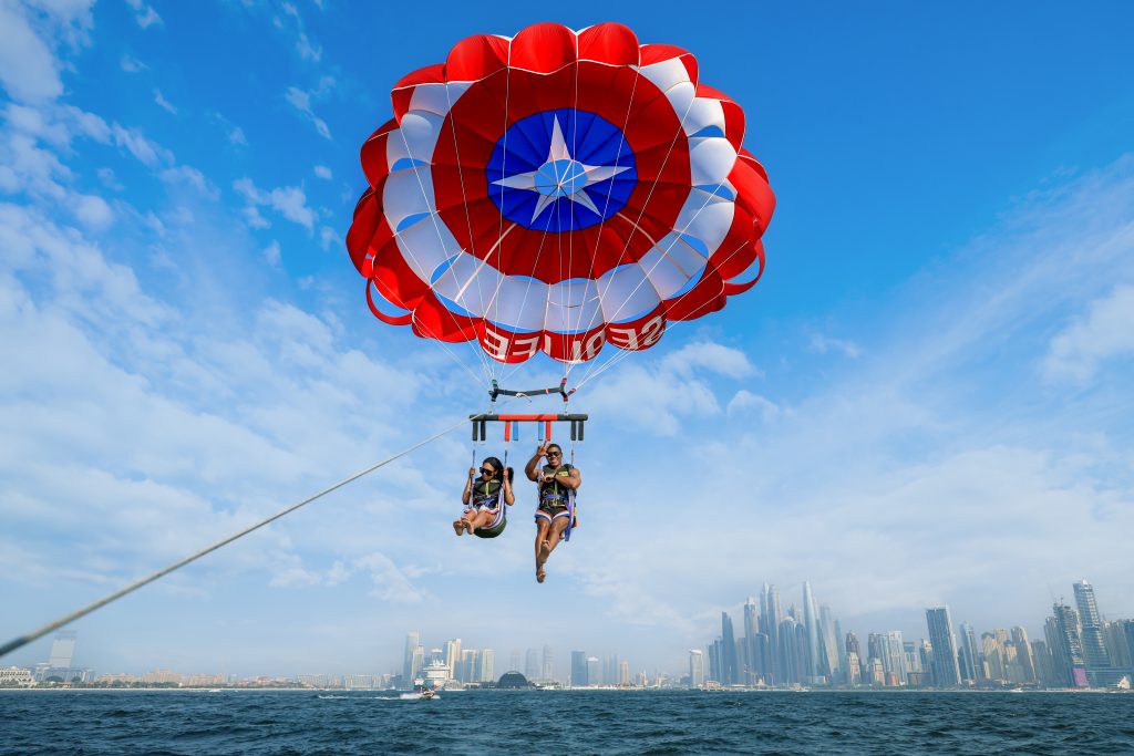 Parasailing at JBR Dubai