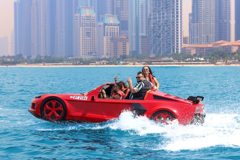 Jet Car Riding in Dubai Water with Sea Life Dubai