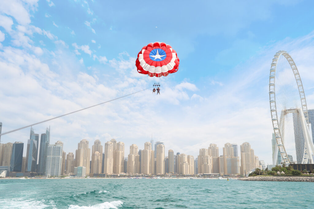 Parasailing ride service in Dubai