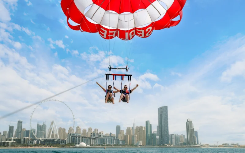 dubai parasailing with Sealife Watersports Dubai