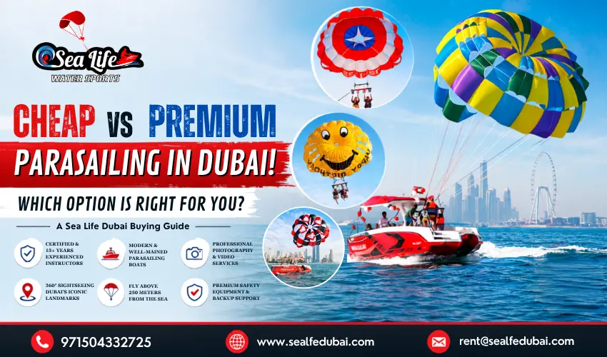 Cheap vs Premium Parasailing in Dubai