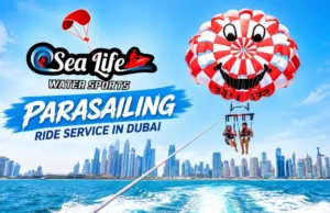 Parasailing Adventure Above Dubai's Iconic Coastline