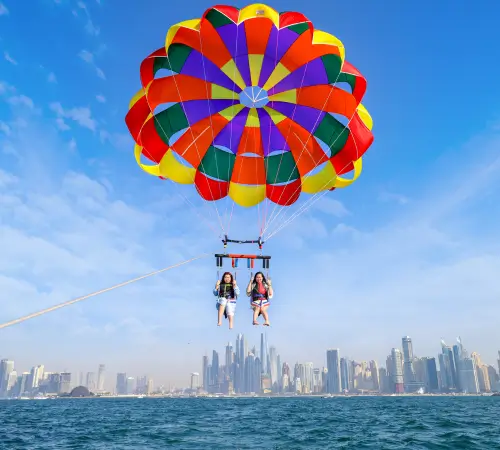 Rainbow-Parasailing-Parachute-Dubai
